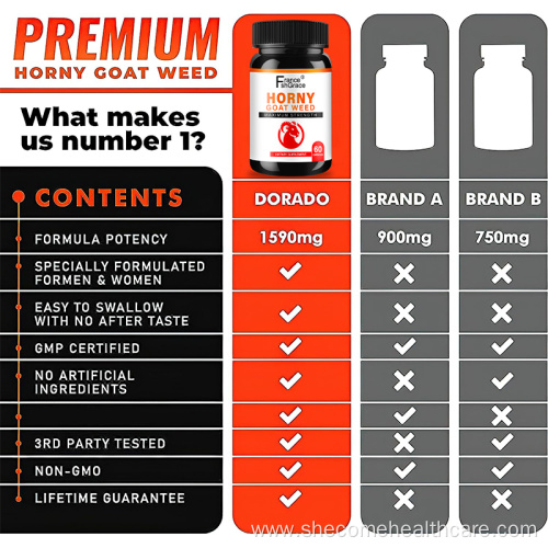 maca root Vegetarian Capsules Horny Goat Weed Capsules